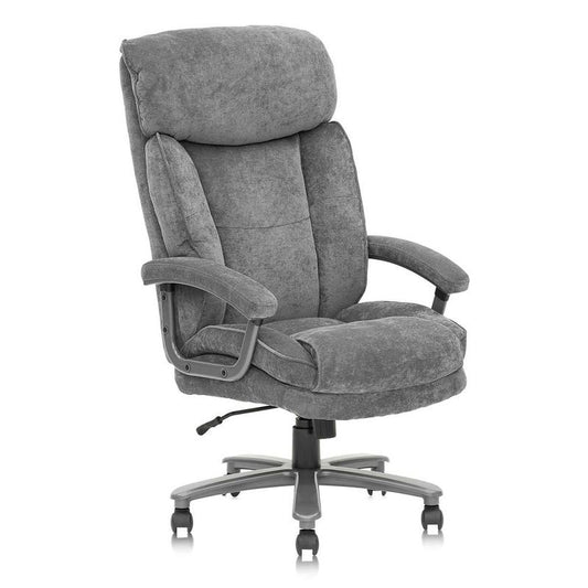 Ellie Big and Tall Gray Office Chair