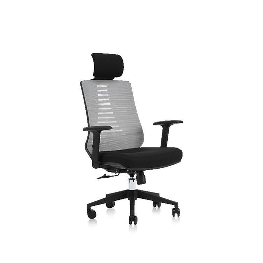 Ezra High Back Black/Gray Office Chair