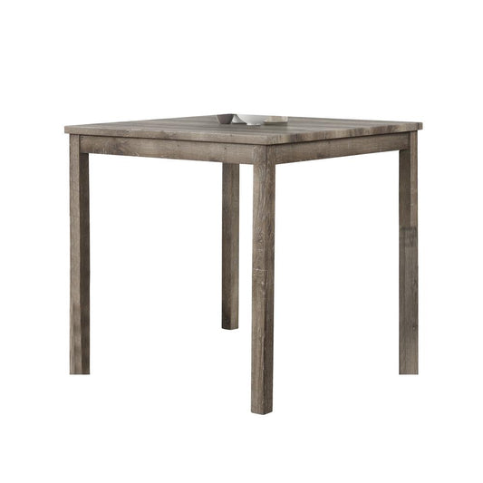 Vitaliya 36" Antique Natural Oak Square Counter Height Table