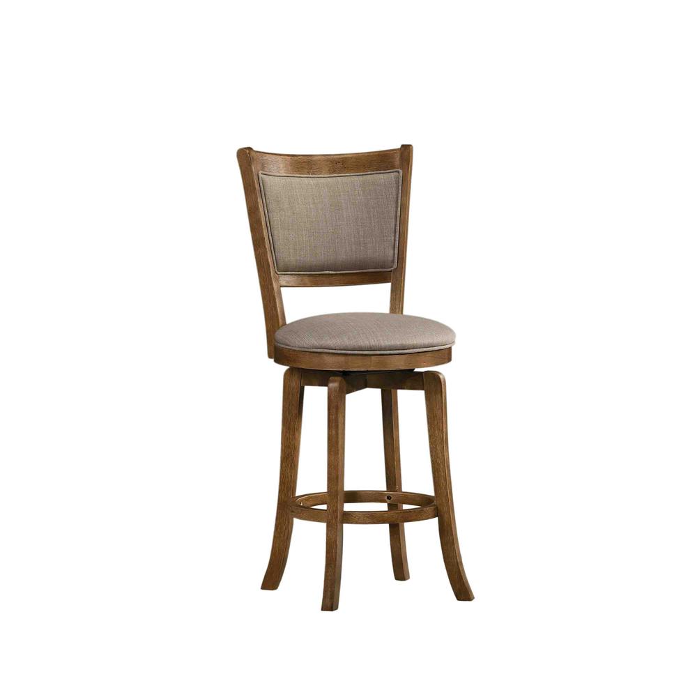 Best Master Furniture Maria 29" Wood Bar Stool in Natural Oak (Set of 2)