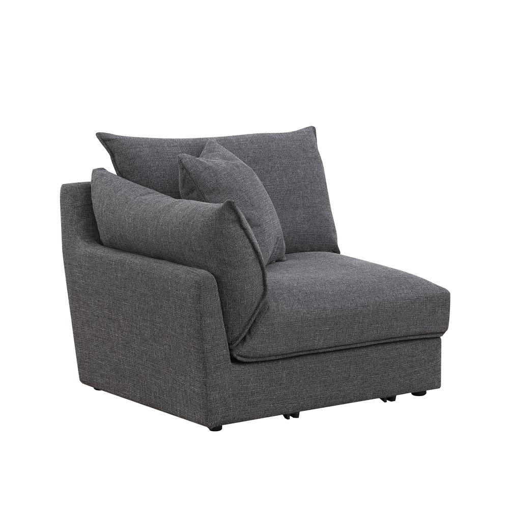 Costin Dark Grey Left-Hand Facing Chair