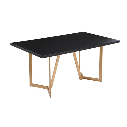 Sunland Black with Bronze Accents Round Dinette Table