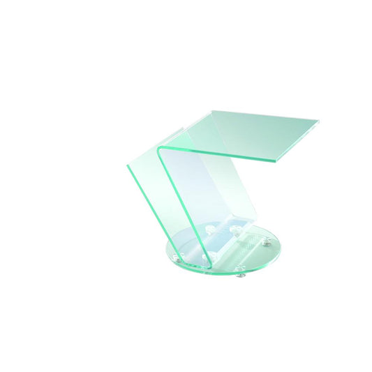 Clear Glass Side Stand