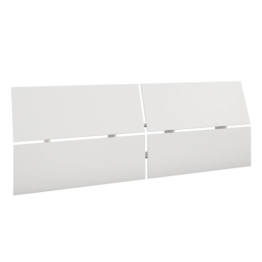 Queen Size Bookcase Headboard, White