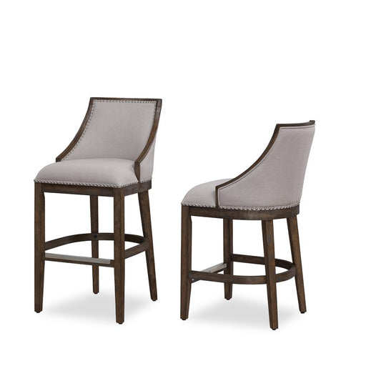 Gilford Bar Stool, Drift Brown