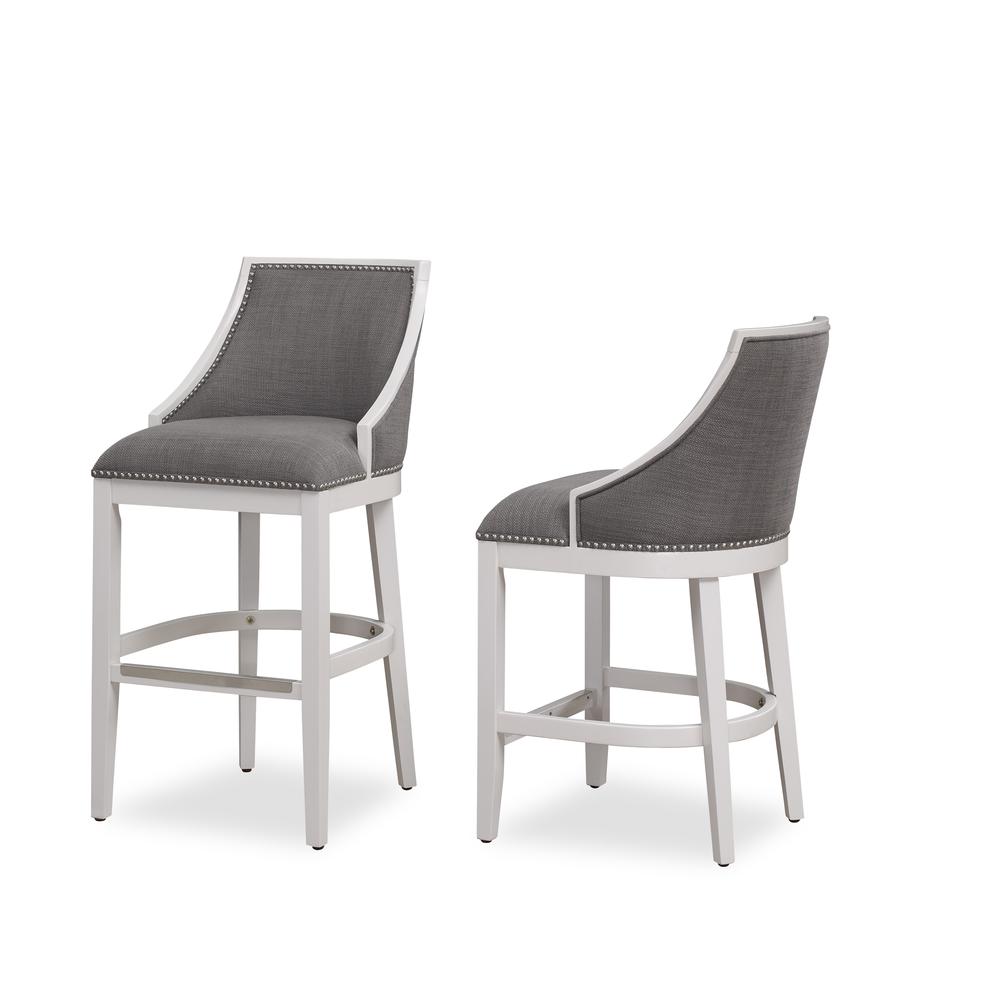 Lanie Bar Stool, Off White