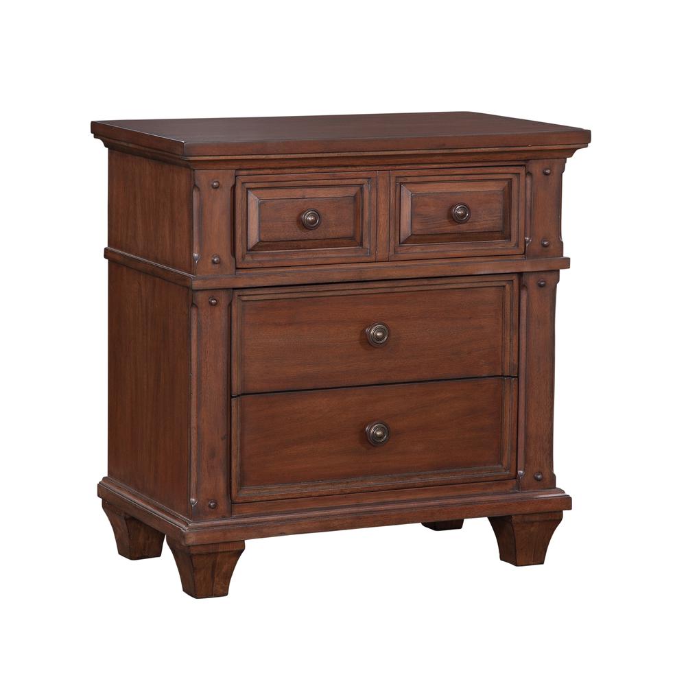 Sedona Cherry 3 Drawer Nightstand