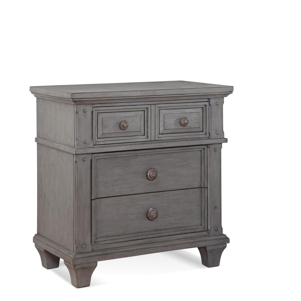 Sedona Vintage Style 3-drawer Nightstand Heritage Gray