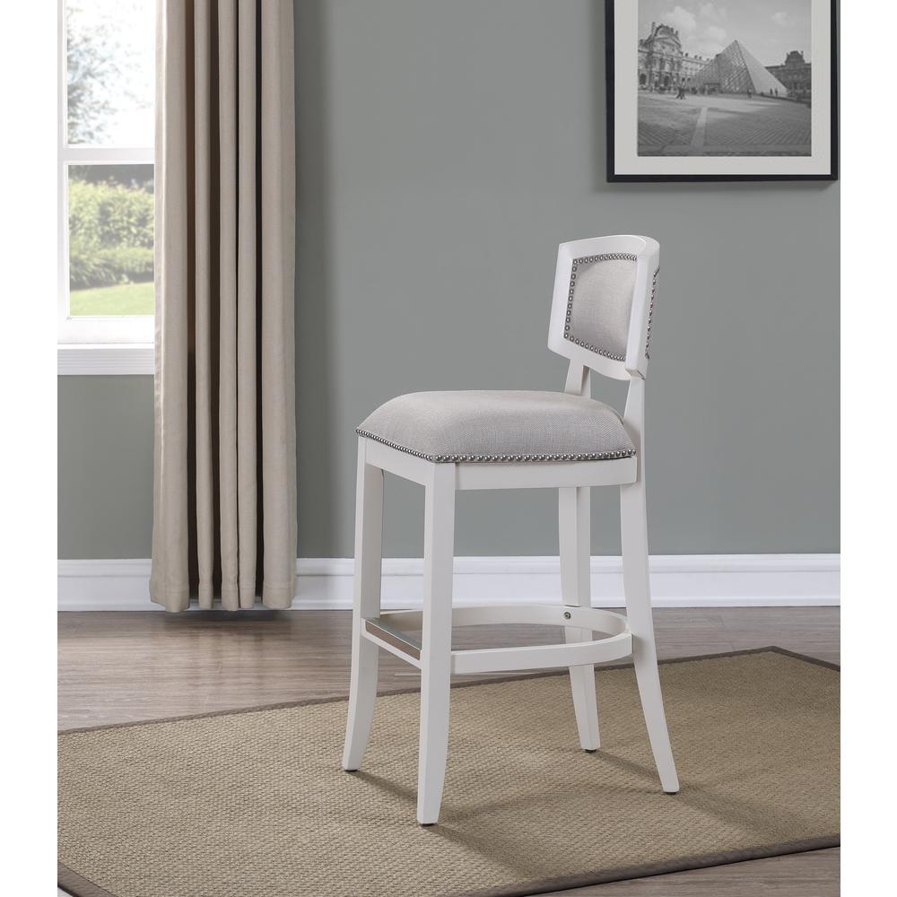 Amelia Counter Stool, Off White