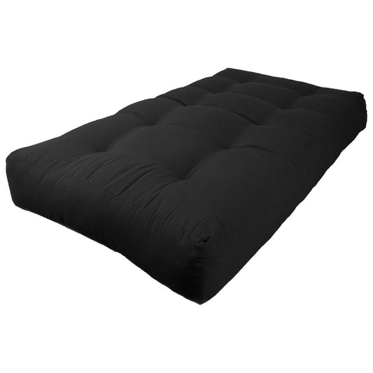 Blazing Needles Renewal 10-inch Twill Twin-size Futon Mattress - Black