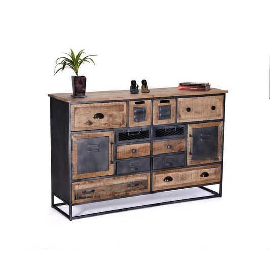 Sideboard - Tan/Black