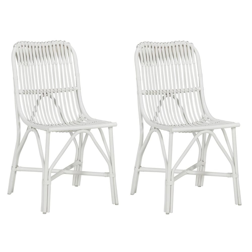 Accent Dining Chair 2/Ctn White, White