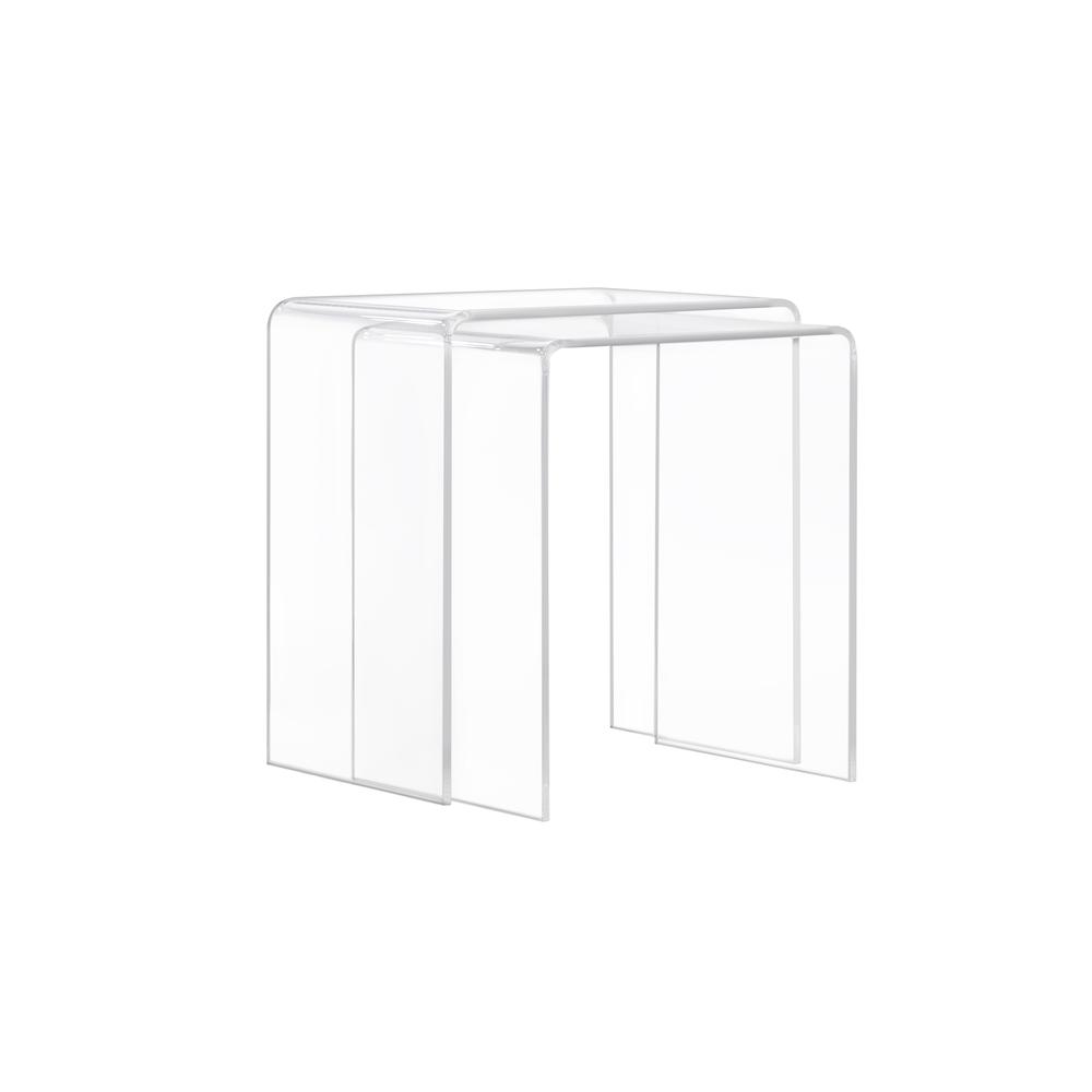 Acrylic Nesting Tables - Set of 2