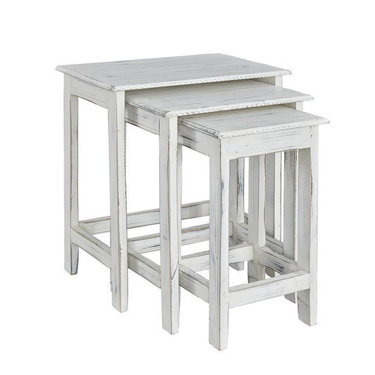 Nesting Tables 3/CTN Chalk White