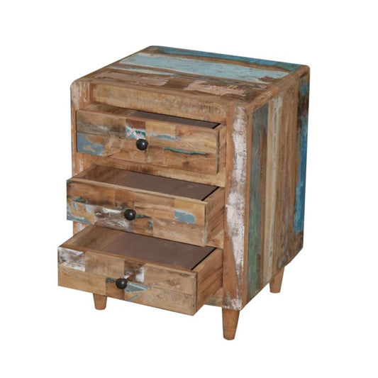 Nightstand - 3 Drawer , Reclaimed Sunset