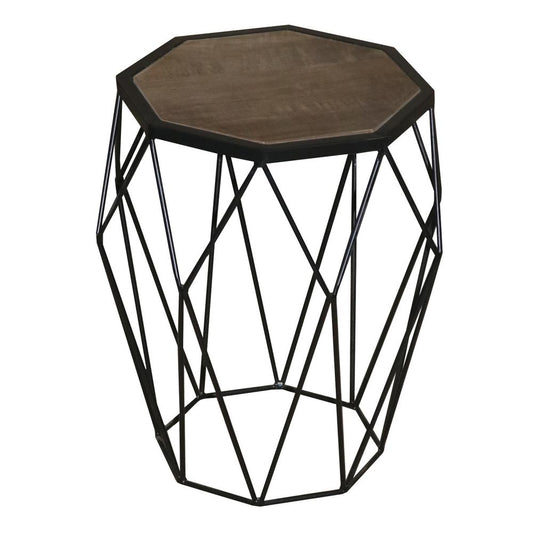 Chairside Table Natural/Iron