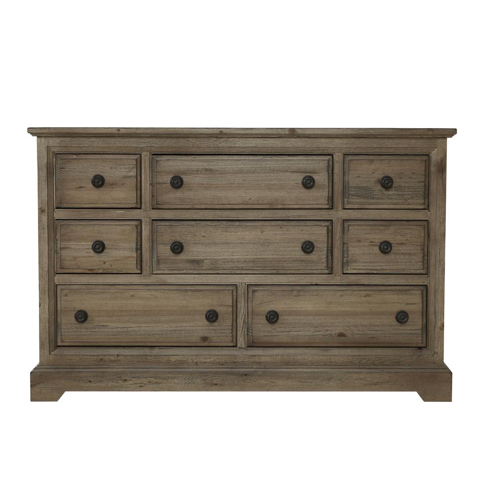 Drawer Dresser, Tan