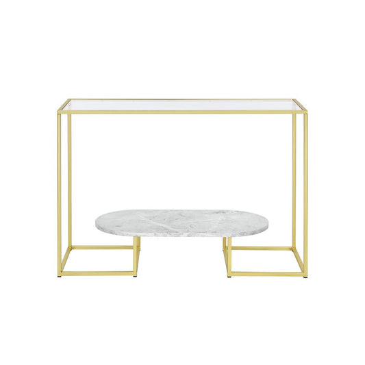 Sofa/Console Table, Gold