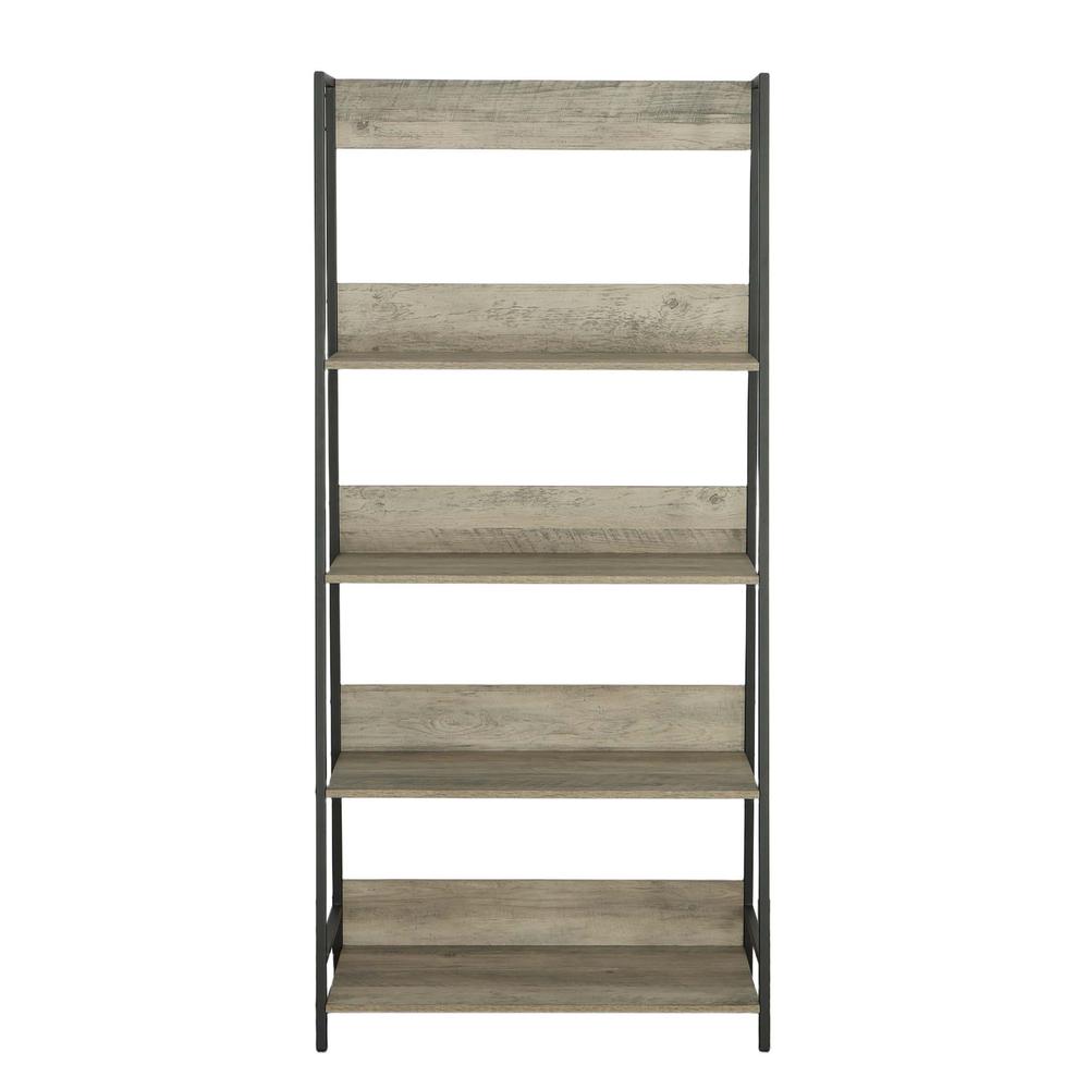 Accent Bookshelf, Driftwood/Metal