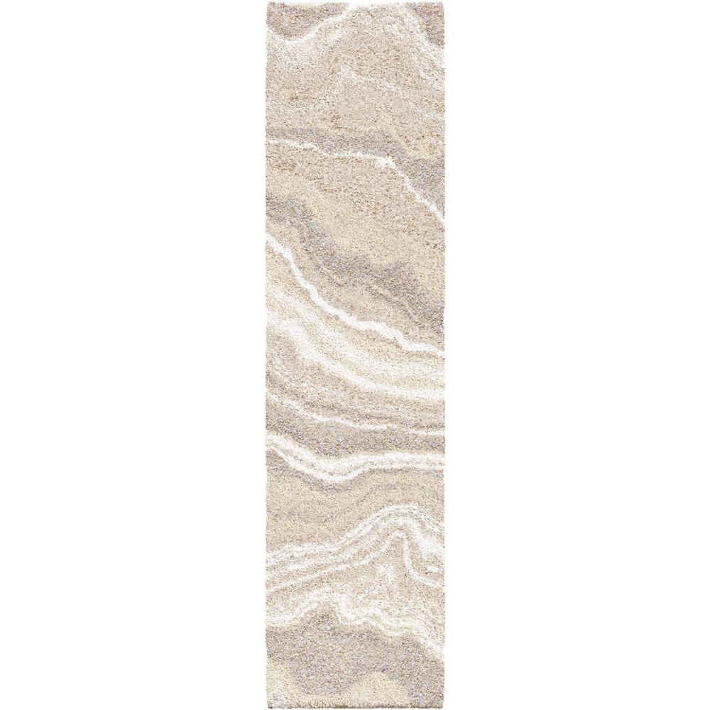 Super Shag Cascade Ivory (1'11" x 7'6")