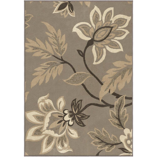 Orian Nuance Lily Taupe Area Rug (7'10" x 10'10")