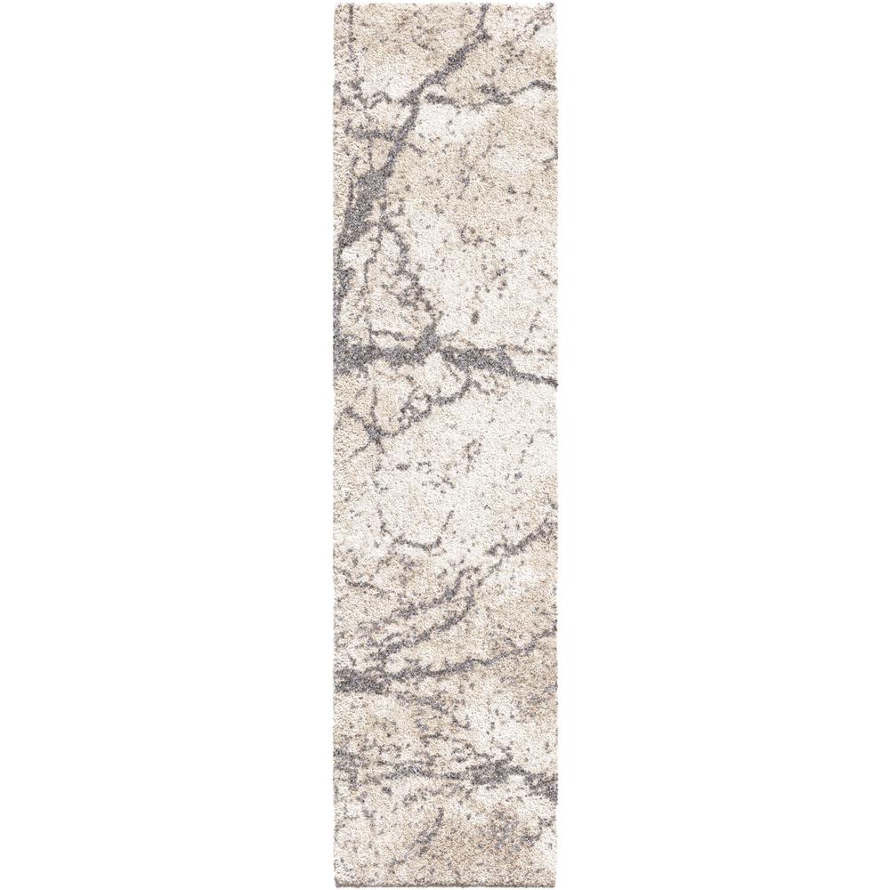 Super Shag Marquina Ivory (1'11" x 7'6")