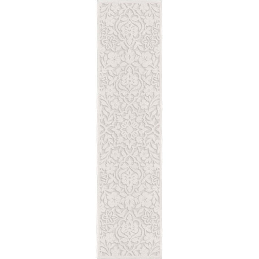 Boucle Cottage Floral Natural (1'11" x 7'6")