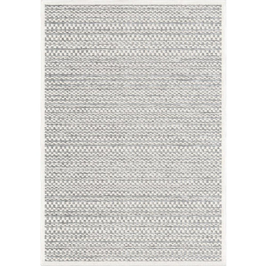 Boucle' Aegean Natural Grey Area Rug (6'5" x 9'5")