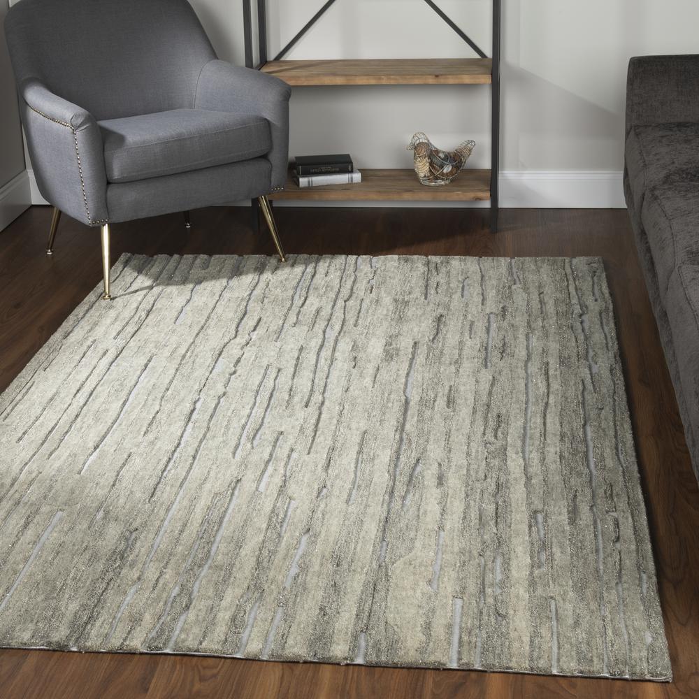 Dazzle 32 Silver 9'X13', Area Rug