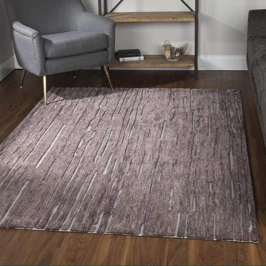 Dazzle 32 Eggplant 9'X13', Area Rug