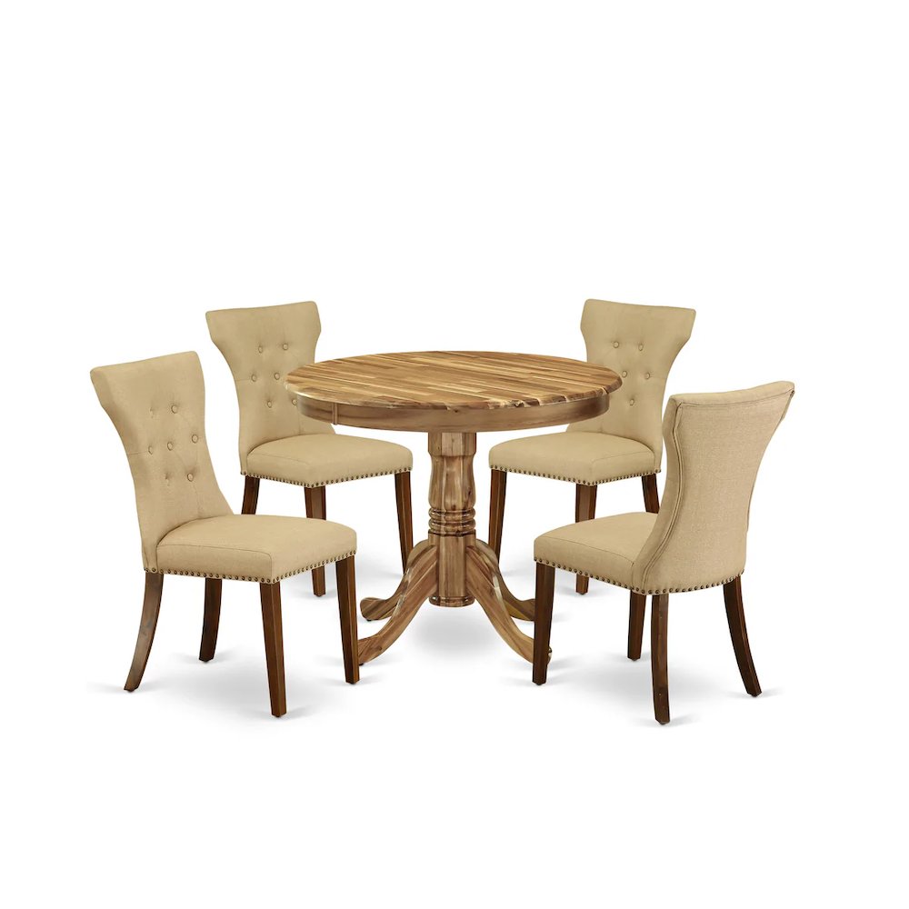 Dining Room Set Natural, ANGA5-ANA-03