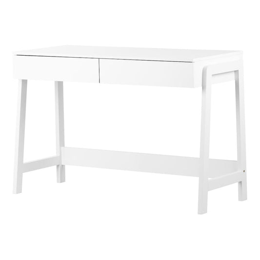 Liney Secretary Desk, White