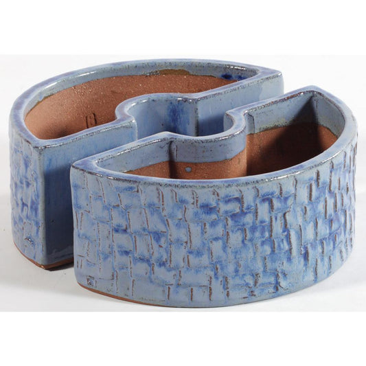 Cobblestone Umbrella Planter - Cielo Blue