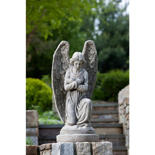 Kneeling Angel Garden Statue