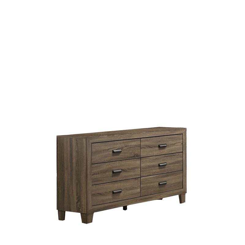 Donna Bedroom Dresser in Dark Walnut