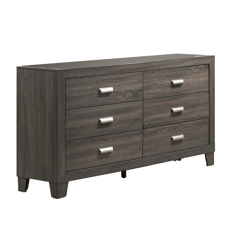 Anastasia Collection Dresser with 6 Drawers