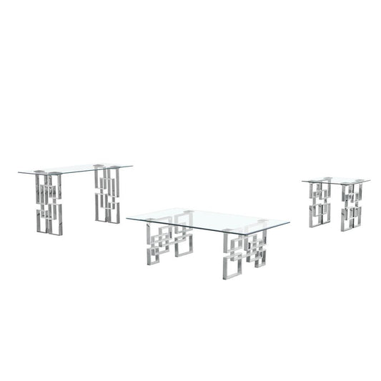 3pc coffee table set (1Coffee+1End+ 1 console table)