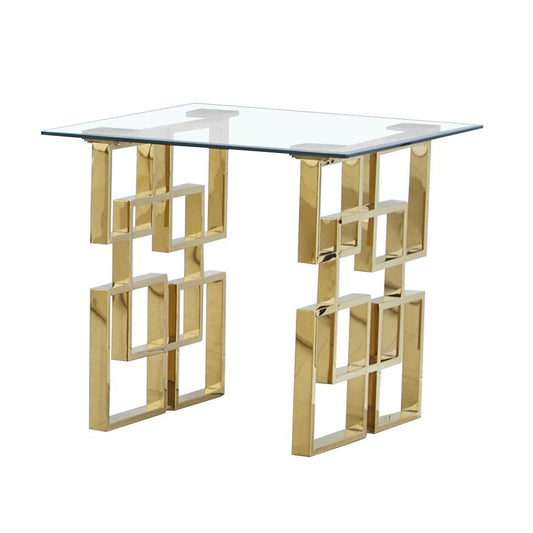 Best Quality Furniture- Clear tempered glass End table