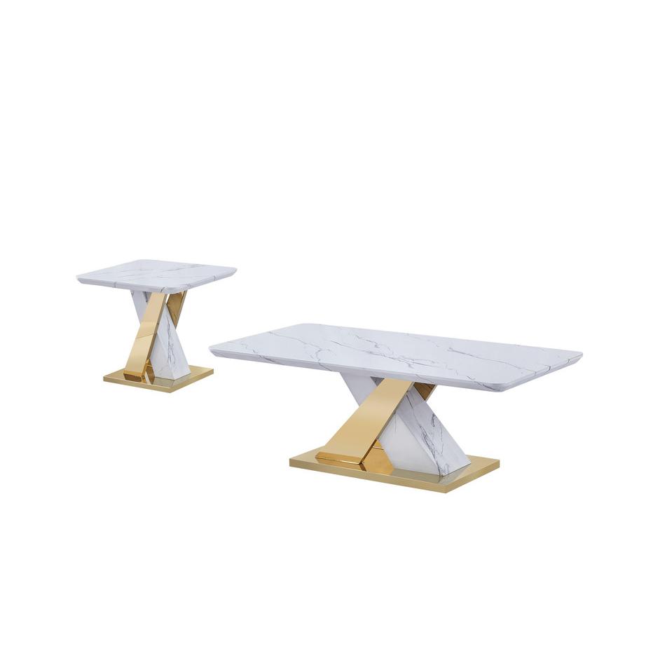 2pc coffee table set (1Coffee+1End Table)