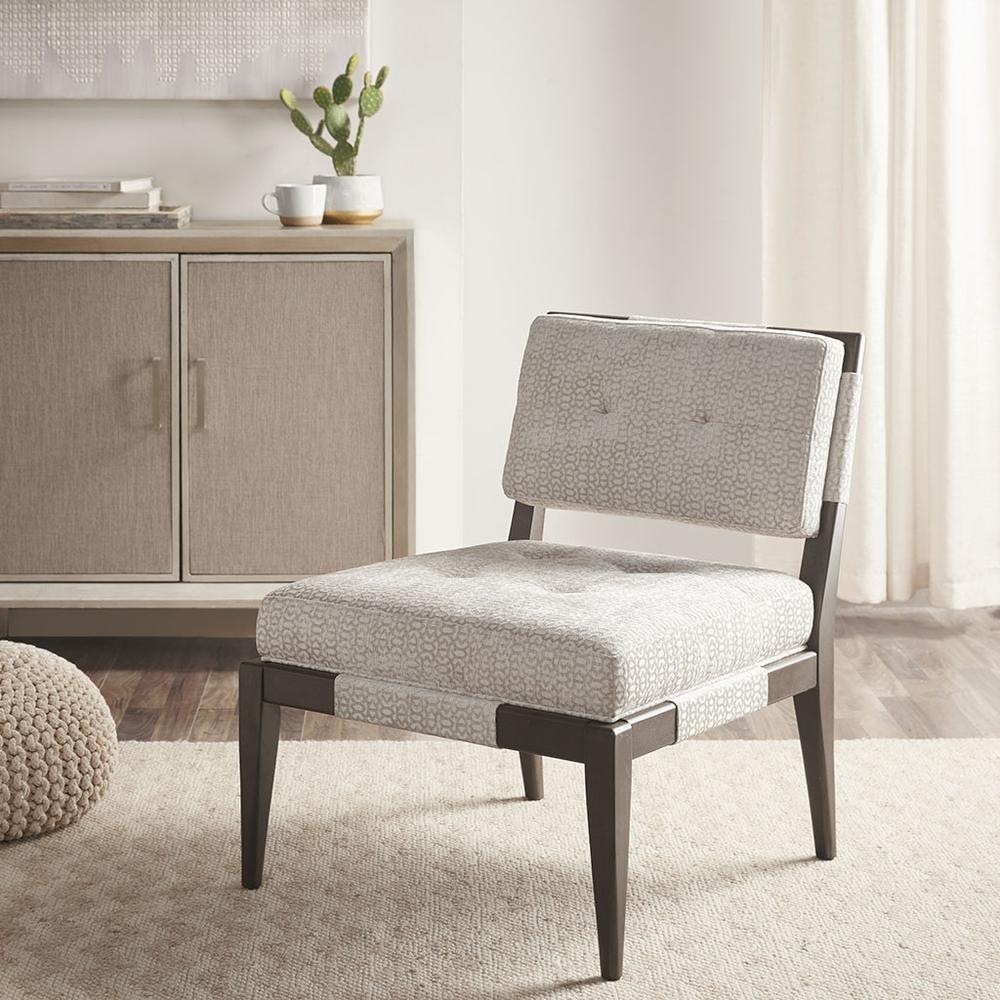 Renata Armless Accent Chair, Cream