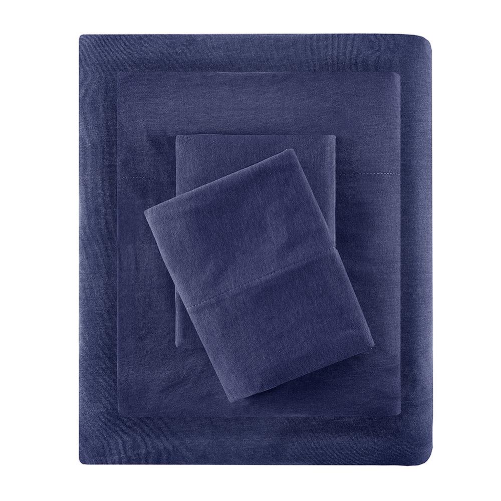 50% Cotton 50% Polyester Jersey Knit Sheet Set,ID20-699