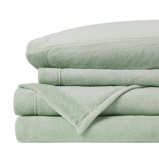 100% Polyester Knitted Plush Sheet Set,BL20-0460