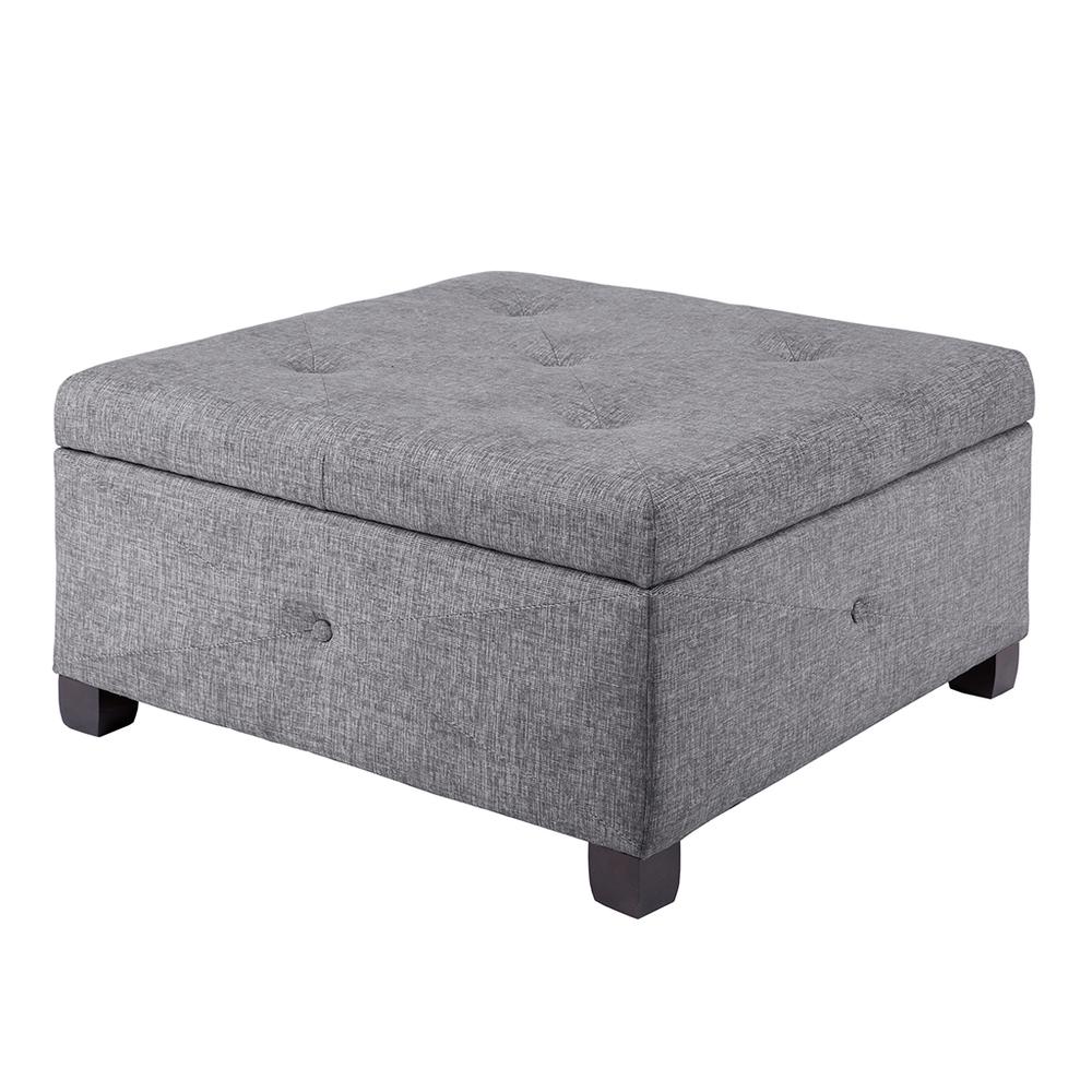 Aspen Button Tufted Storage Ottoman,FPF18-0256