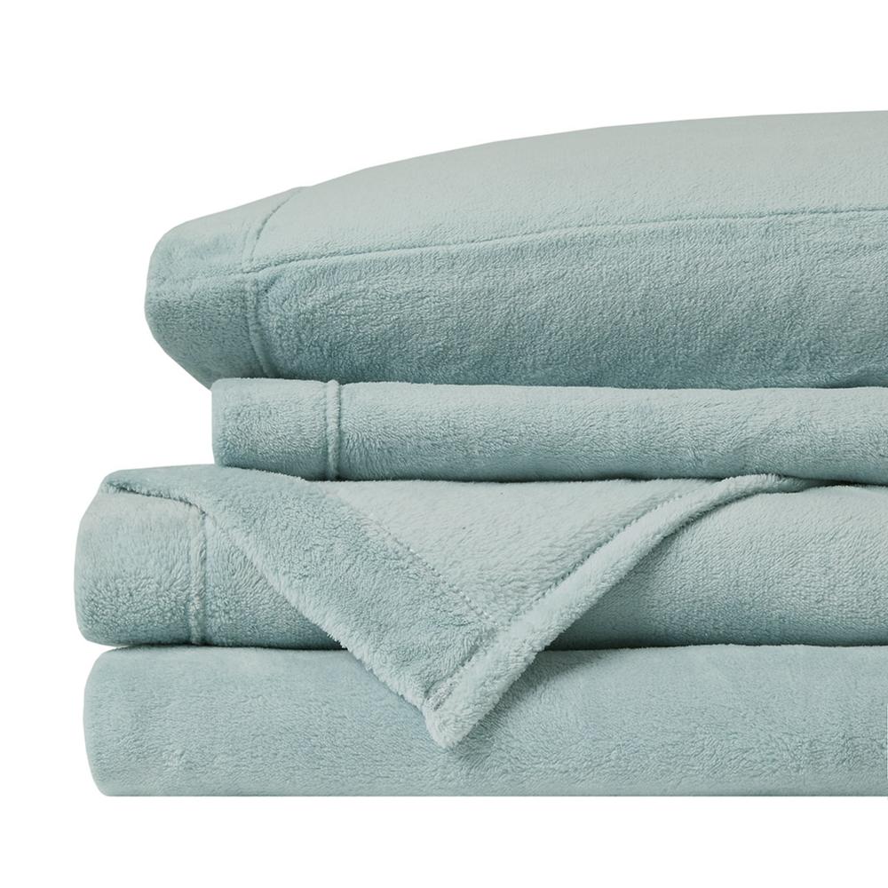 100% Polyester Knitted Plush Sheet Set,BL20-0602