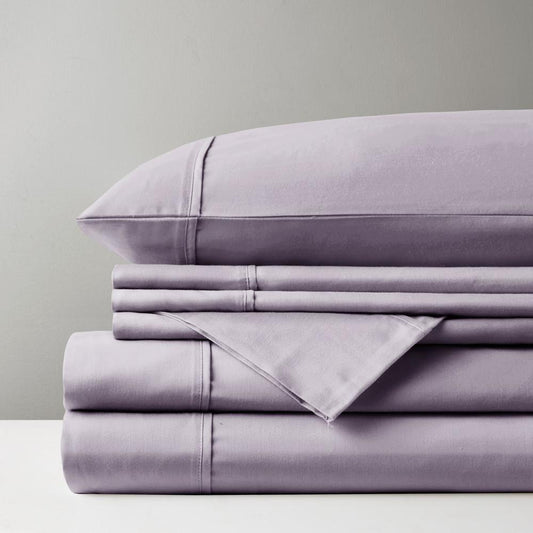 56% Cotton 44% Polyester 6pcs Solid Sheet Set,MPH20-0012