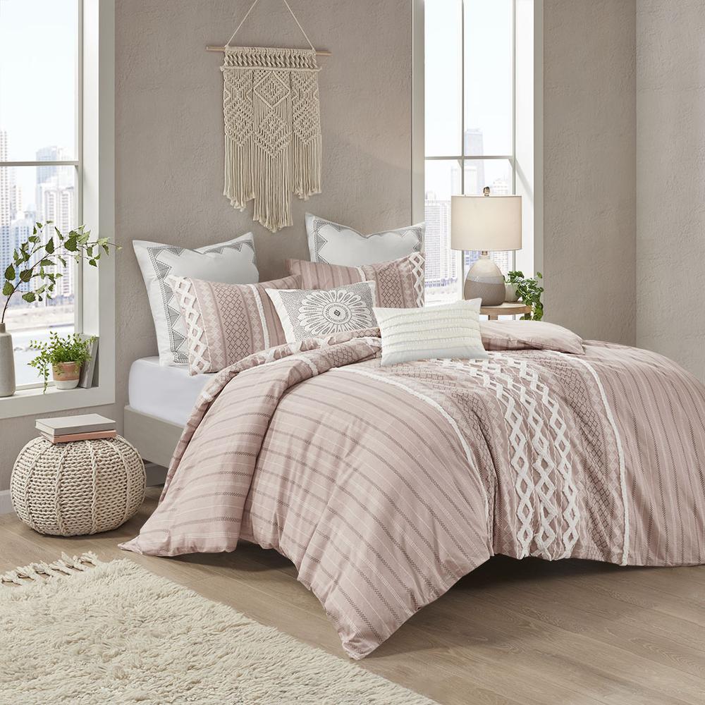 Cotton Duvet Cover Set Blush 418