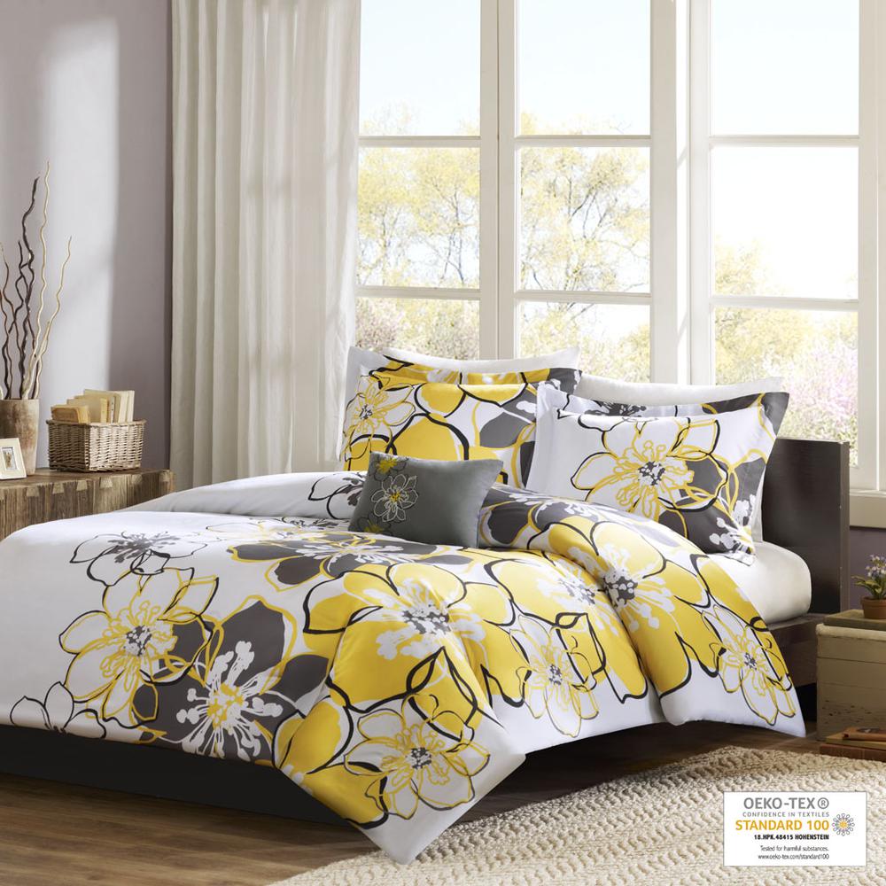 100% Polyester Microfiber Printed Duvet Cover Set,MZ12-372