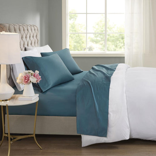 60% Cotton 40% Polyester Sateen Cooling Sheet Sets w/ Huntsman Cooling Chemical, BR20-1920