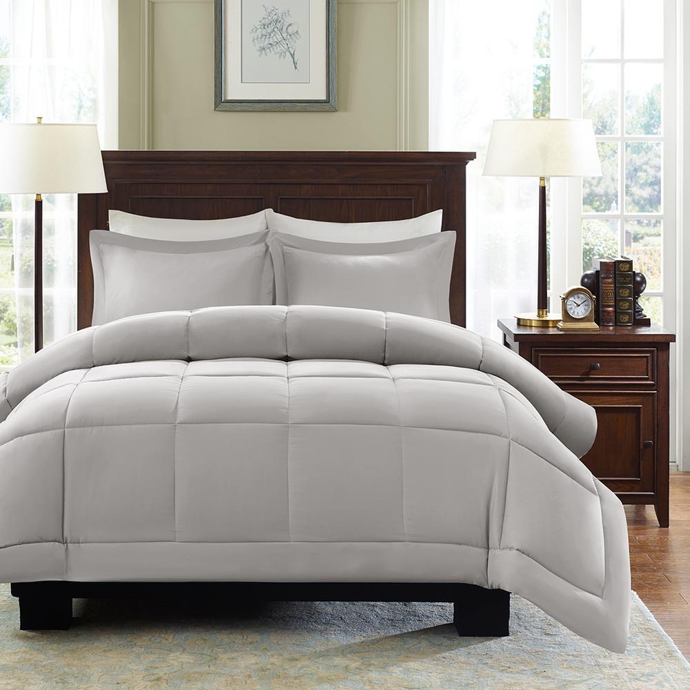 100% Polyester Microcell Down Alternative Comforter Mini Set with 3M Moisture Treatement,MP10-2434