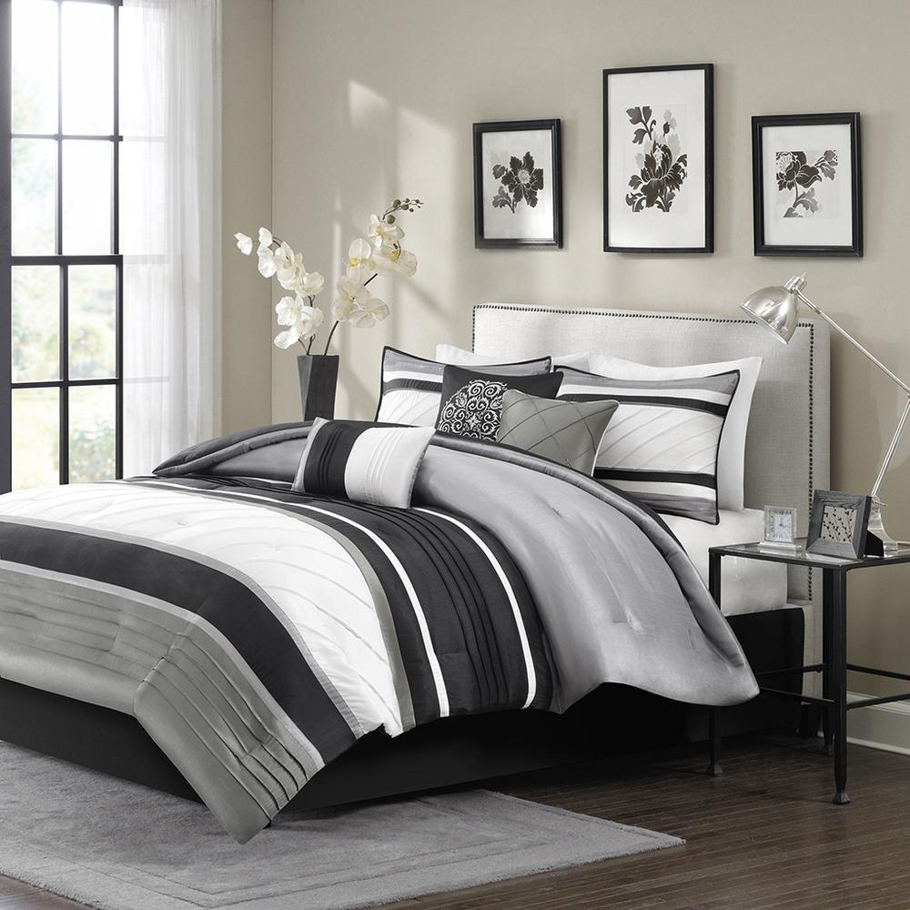 100% Polyester Polyoni Pieced 7pcs Comforter Set,MP10-949